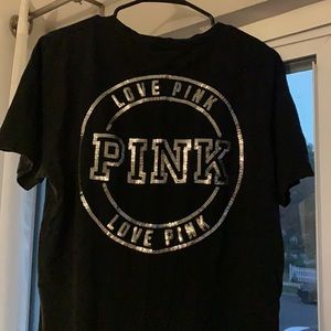 Victoria’s Secret Sequined PINK Tshirt
